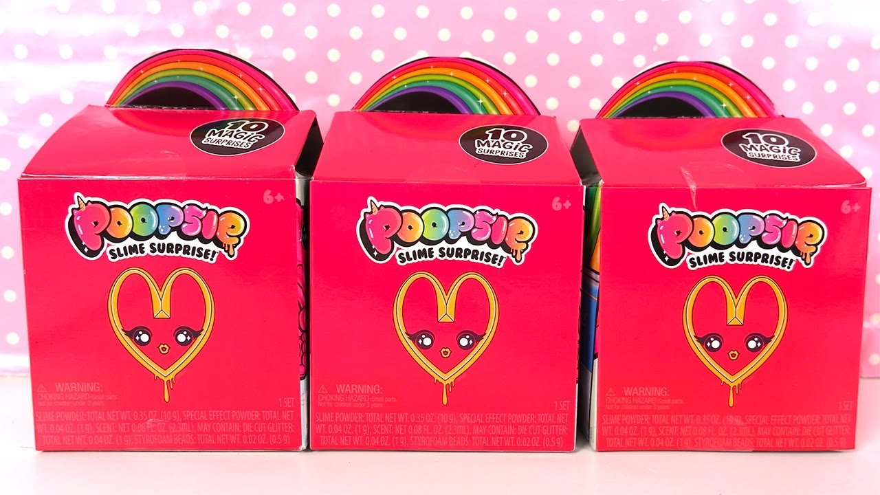 Nouveau! Poopsie Slime Surprise Happy Meal Slime de Licorne