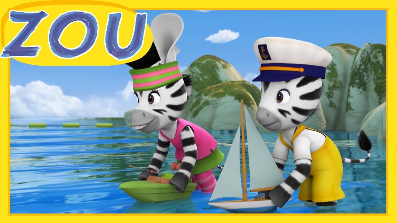 LA COURSE DE BATEAUX ⛵️Dessins animés ⛵️ Zou en Français