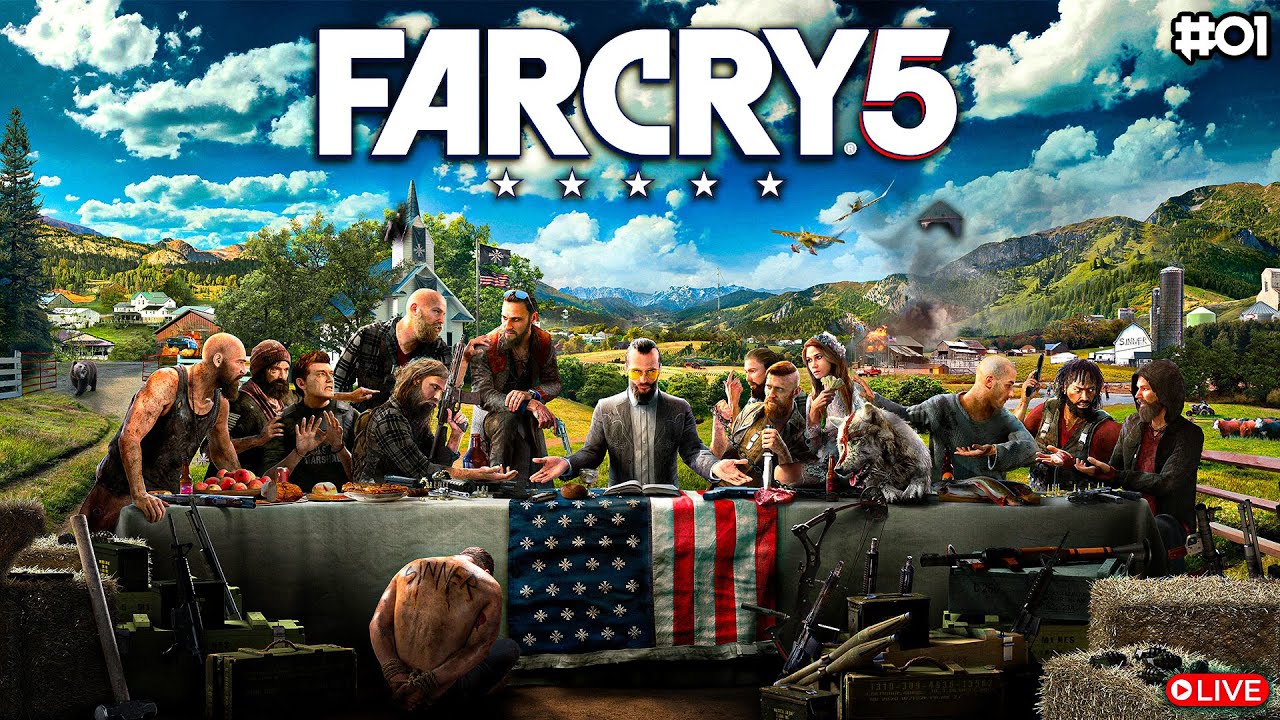 🔴 LIVE | Far Cry 5 Gameplay Walkthrough | Part 1 | Story Mode | Full Game