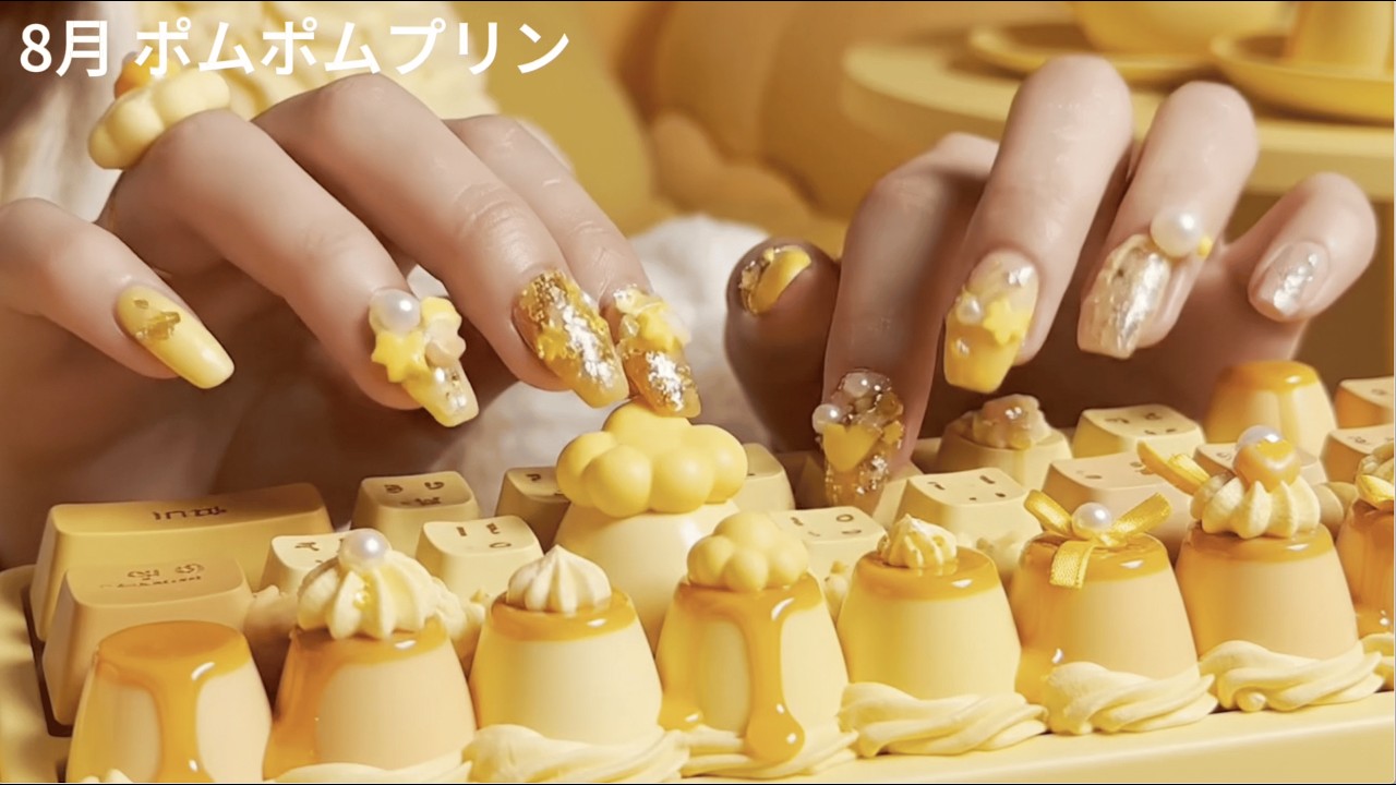 ⭐️サンリオ⭐️あなたの誕生月のキーボードは？🎀💀🐟#ai #asmr #タイピング音 #マイメロディ