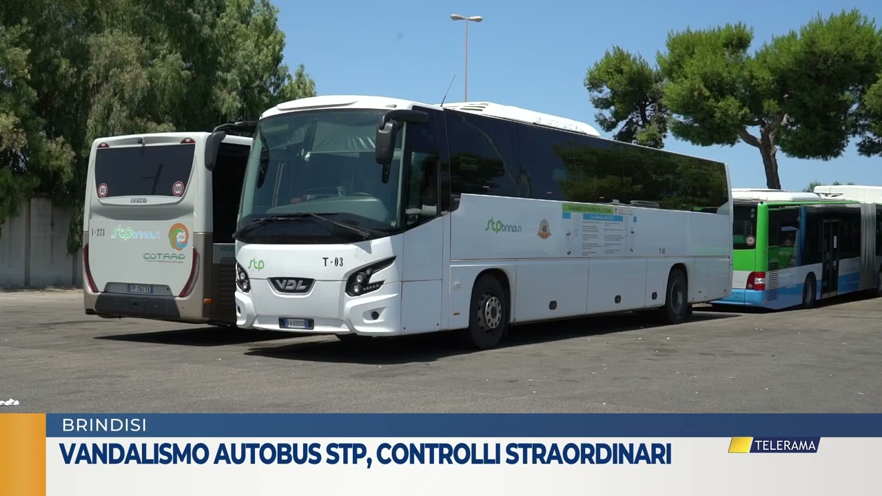 Vandalismo autobus STP controlli straordinari
