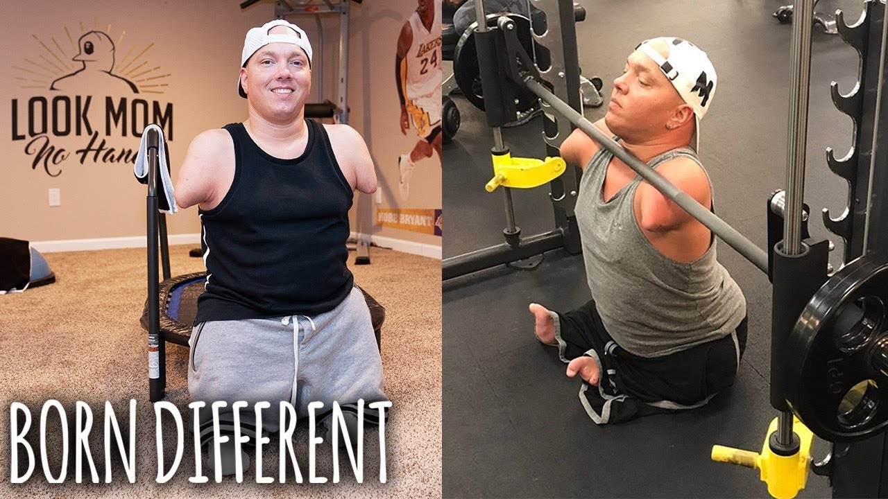 Father With No Arms Or Legs Gets Fit At Home | BORN DIFFERENT