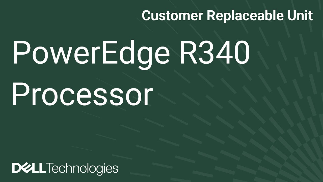 Dell PowerEdge R340: Remove/Install Processor and Heatsink Module
