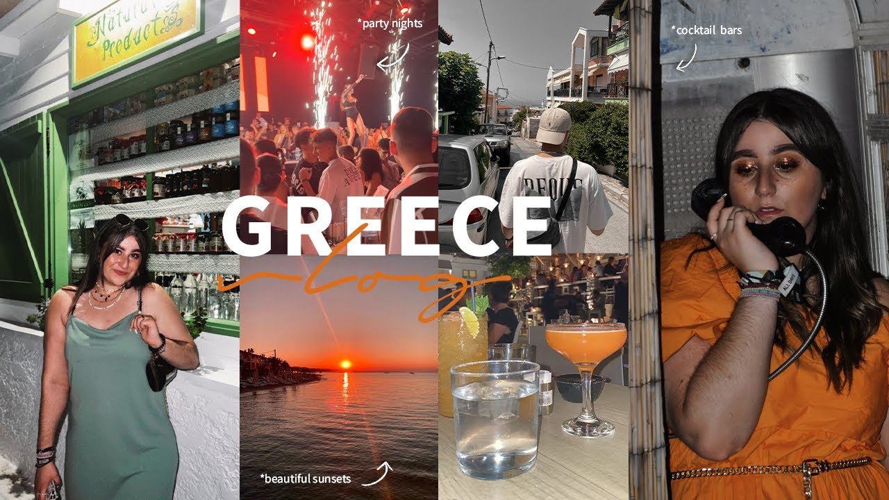 GRIECHENLAND VLOG 2022 I  thessaloniki, beach vibes & party nights 🥂