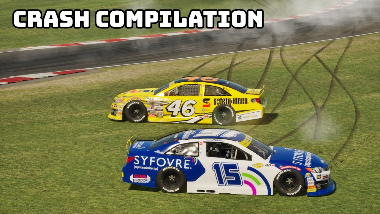 NASCAR 25 Realistic Crash Compilation 15