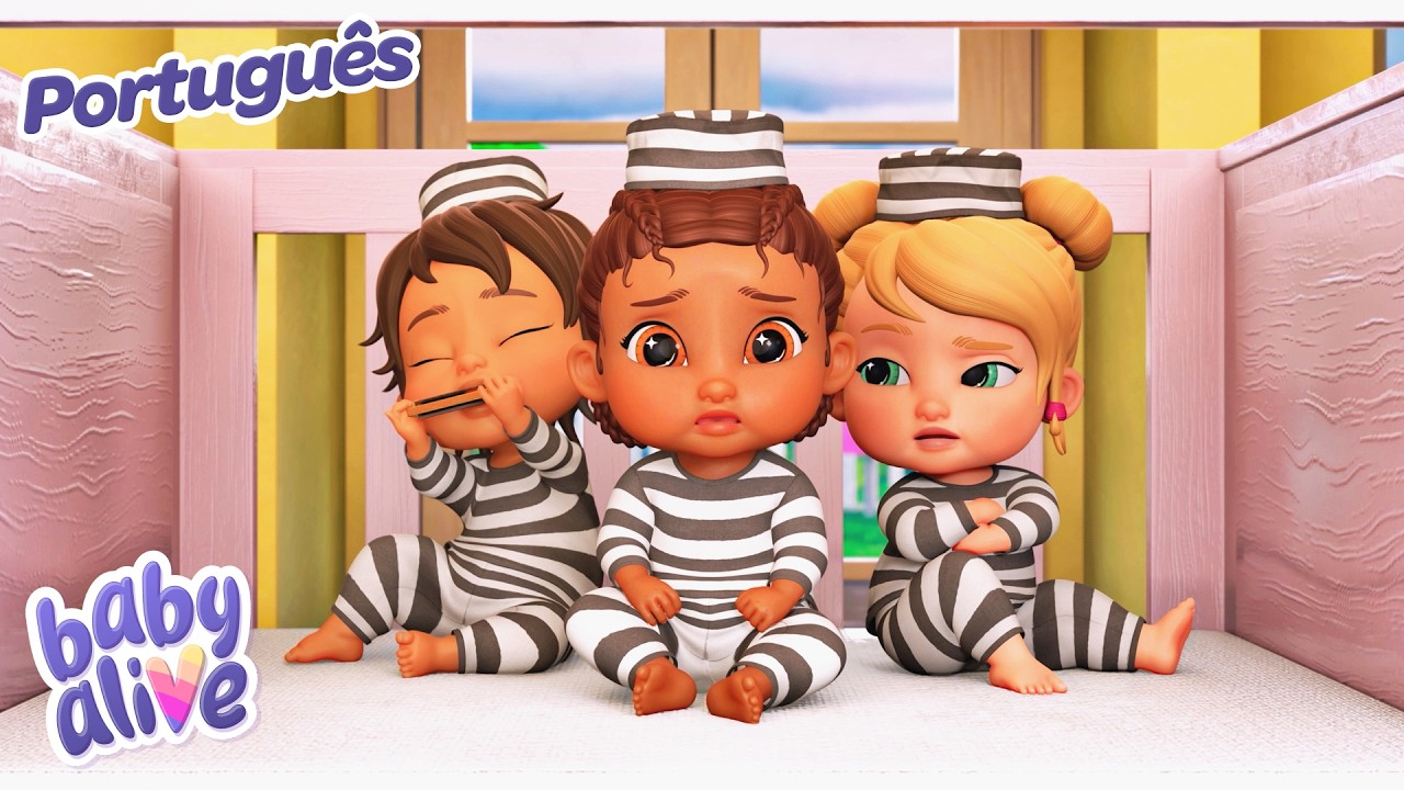 Bebês Bandidos | Vídeos para bebés | Baby Alive em Português | Desenhos animados infantis