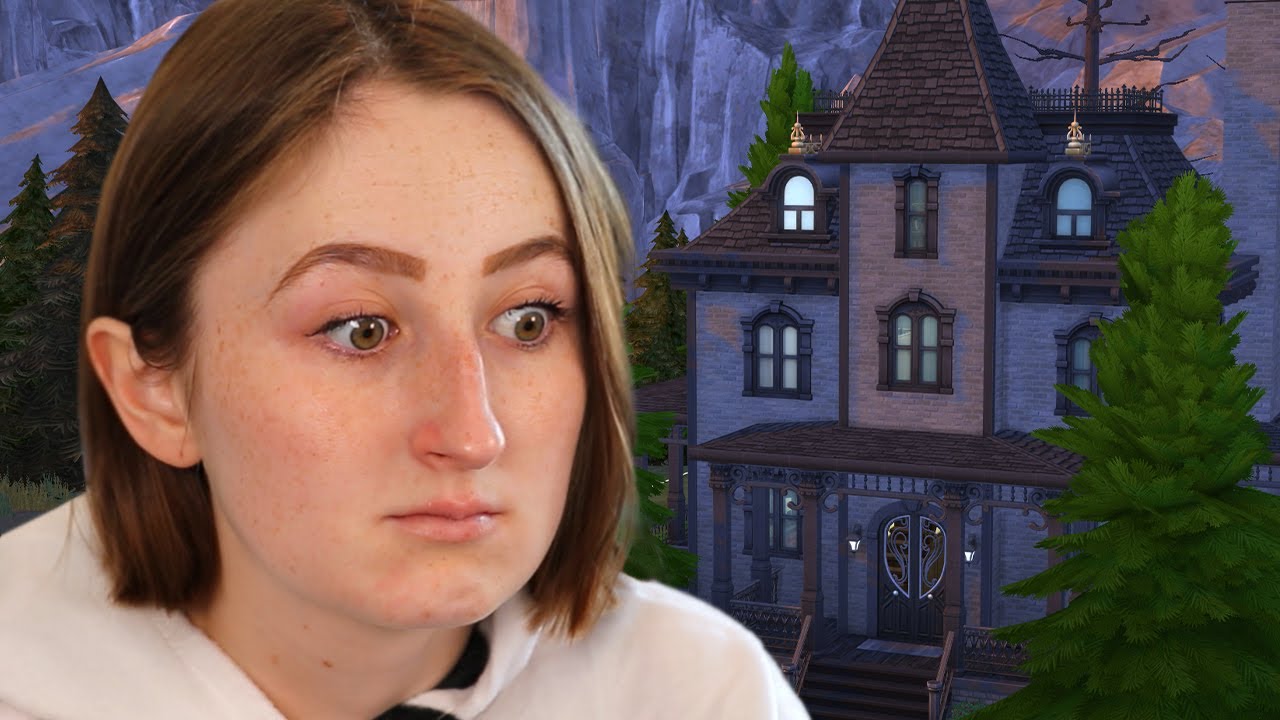 BUILDING A HAUNTED HOUSE IN THE SIMS (Streamed 10/28/21)