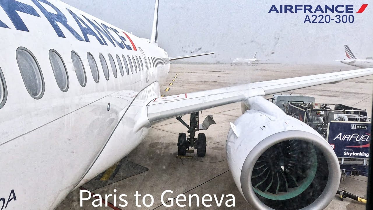 TRIP REPORT / Brand new A220! / Paris CDG to Geneva / AirFrance Airbus A220