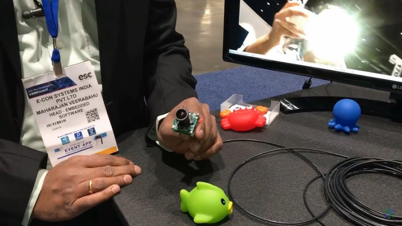 3.4 MP GMSL camera Demo @ ESC 2017 | e-con Systems