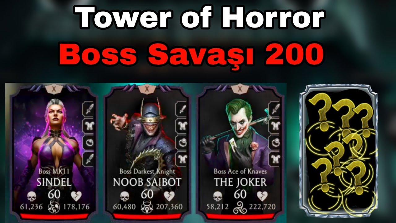 UCUBE BOSSLARLA KAPIŞIYORUZ | Tower of Horror Boss Savaşı 200 | Mk Mobile