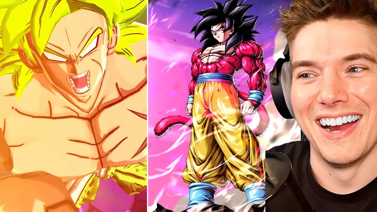 ULTRA SSJ4 Goku & LF DBS Broly/Gogeta Custom Animations on Dragon Ball Legends!