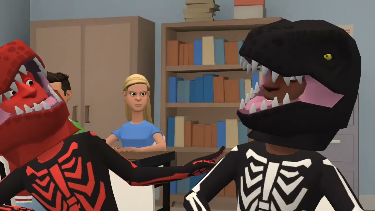 Evil Frog and Dark Frog starts a fight in school/both gets grounded