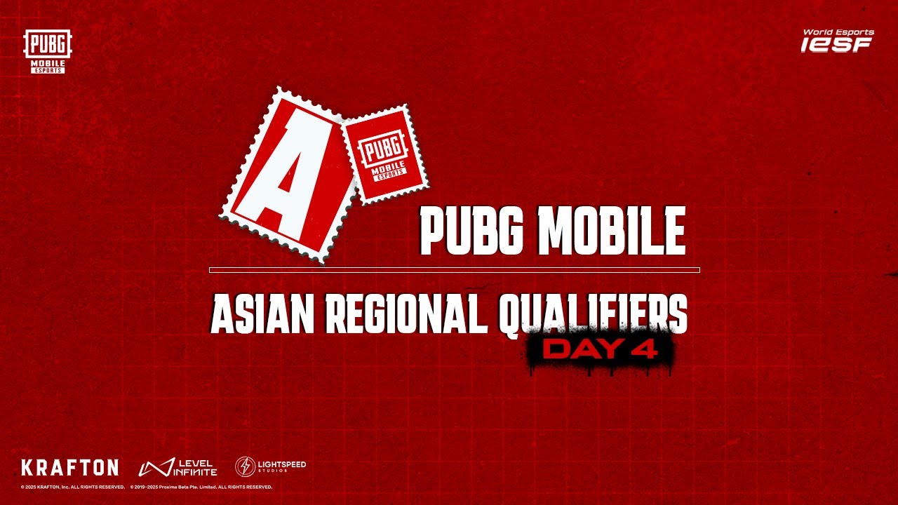 PUBG MOBILE | ASIA B | IESF ASIAN REGIONAL QUALIFIERS 2025 | DAY 4