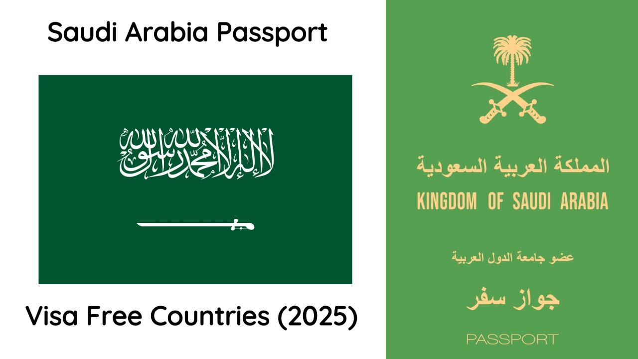 Saudi Arabia Passport Visa Free Countries (2025) | Visa on Arrival | ETA