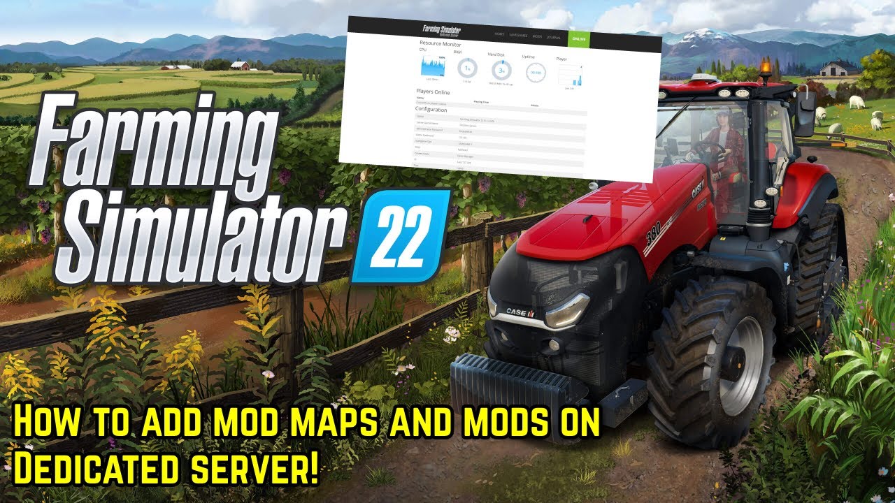 HOW TO Get Mod Maps & Mods On Dedicated Server on Farming Simulator22