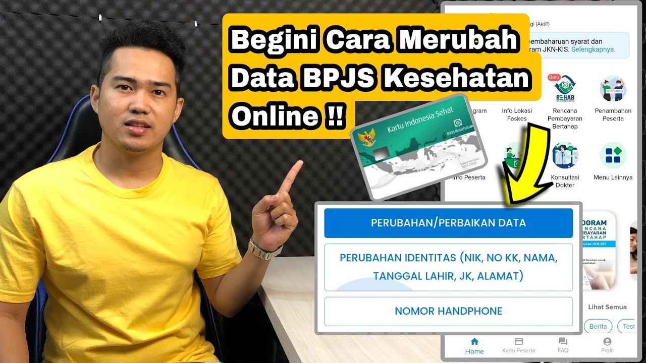 Cara Merubah Data BPJS Kesehatan Online | Gampang Banget !!