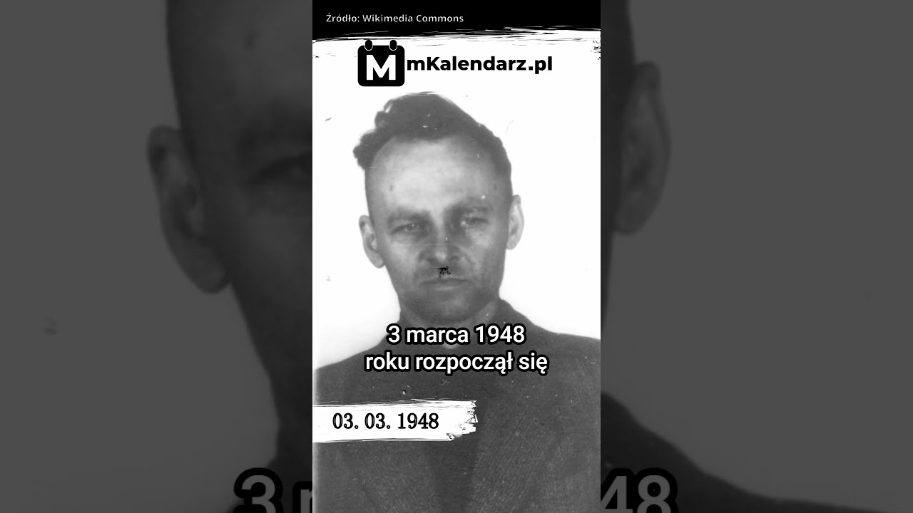 3 marca rozpoczął się pokazowy proces Witolda Pileckiego