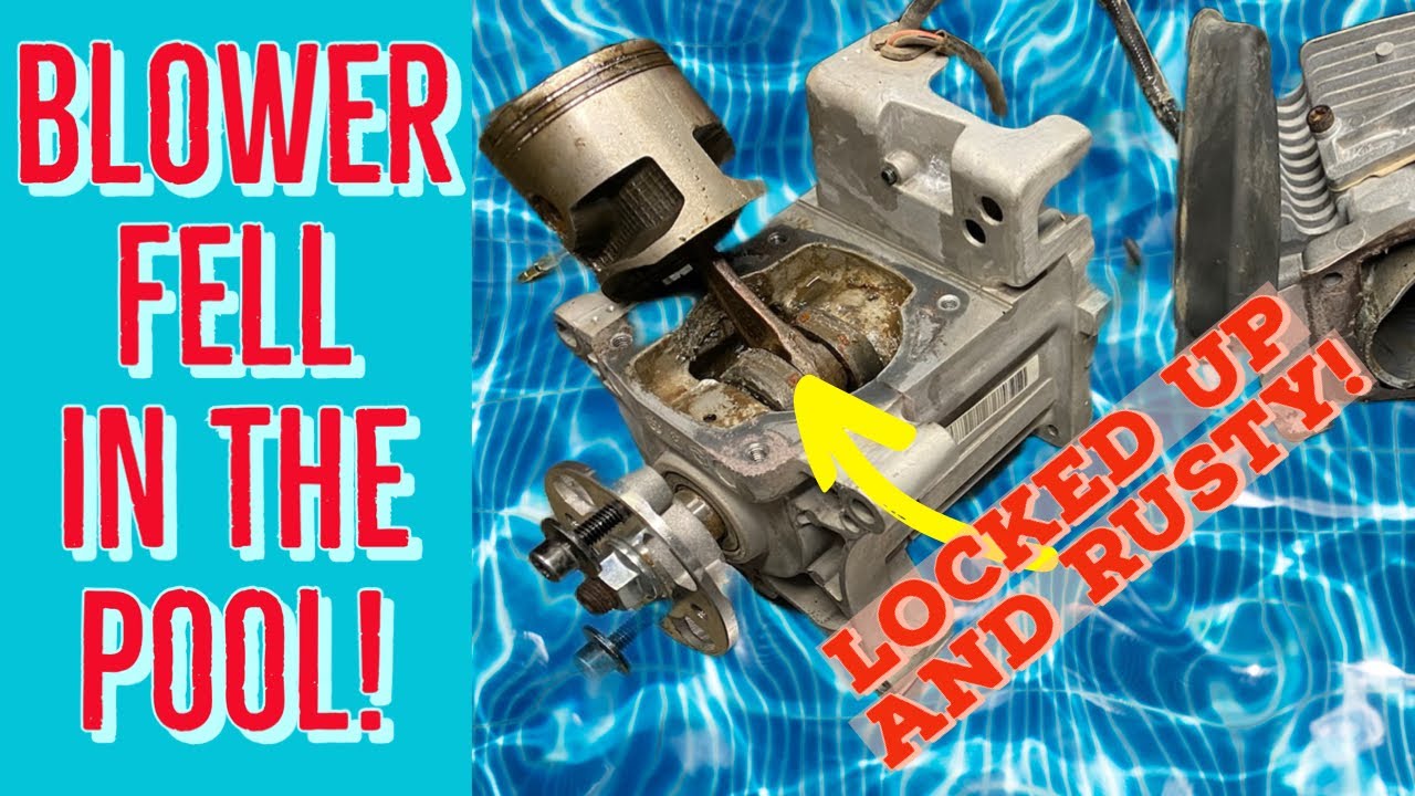 Redmax EBZ8550 Locked up / Water in engine / Engine frozen