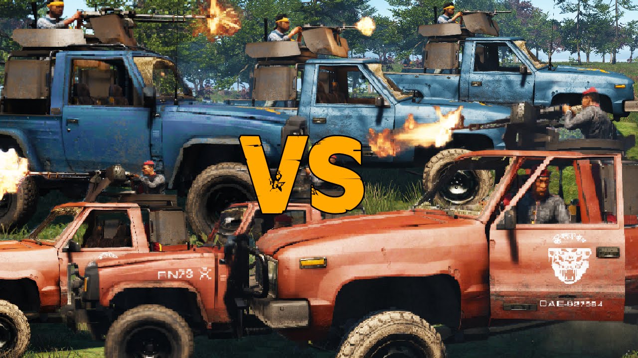 Far Cry 4 - Vehicle AI Battle - Soldiers VS Rebels