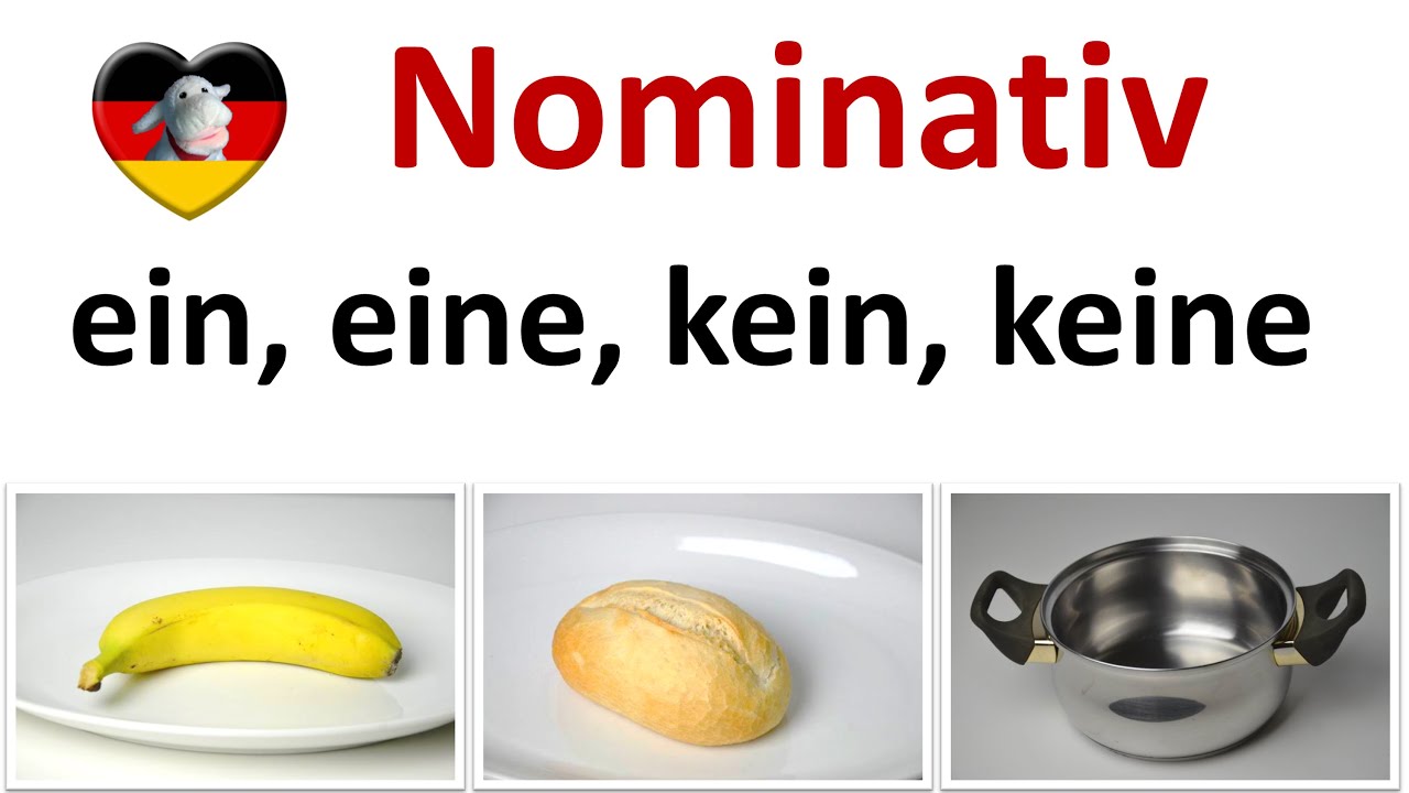 Deutsch lernen A1: ein, eine, kein, keine im Nominativ - Schritte plus 1 Lektion 3 (B3)