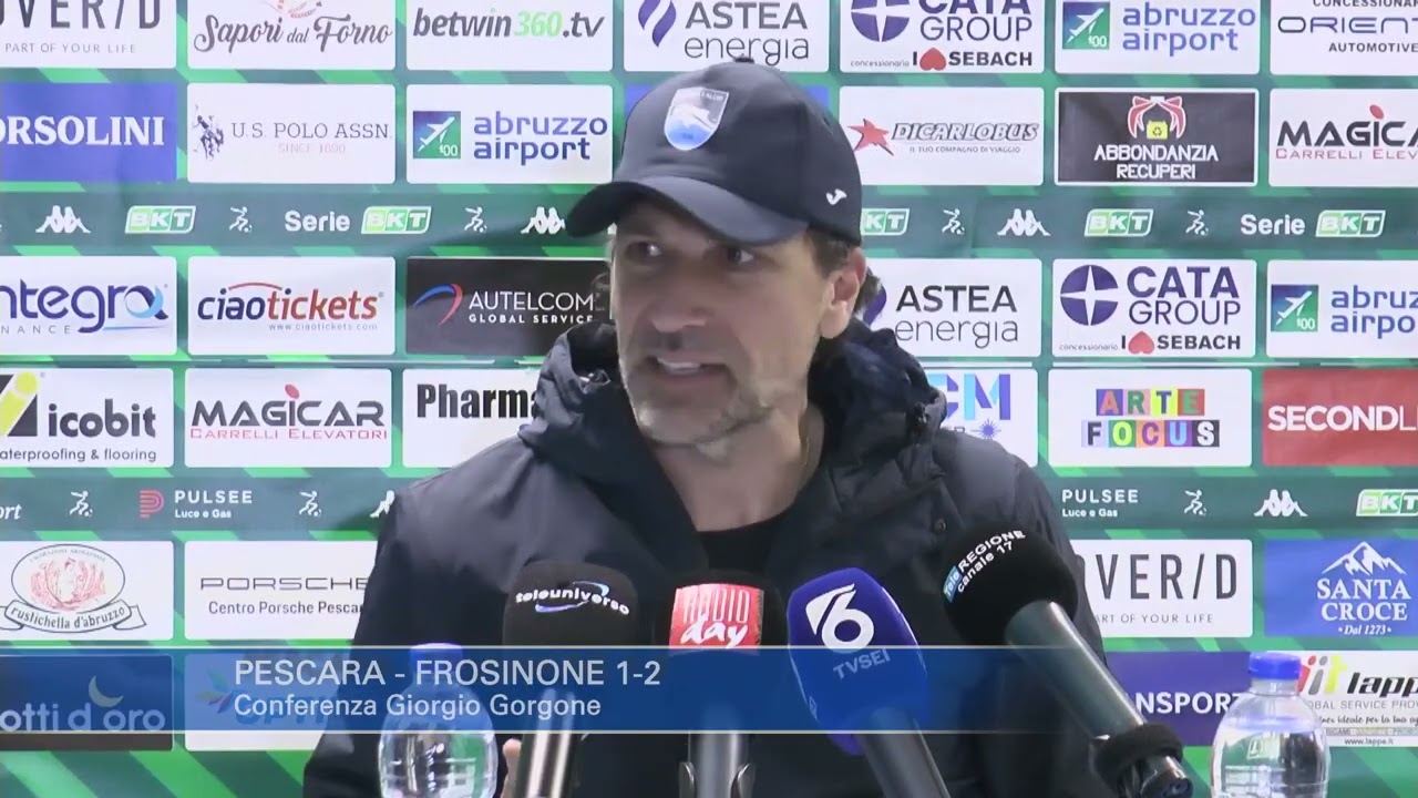 Pescara - Frosinone 1-2: Giorgio Gorgone