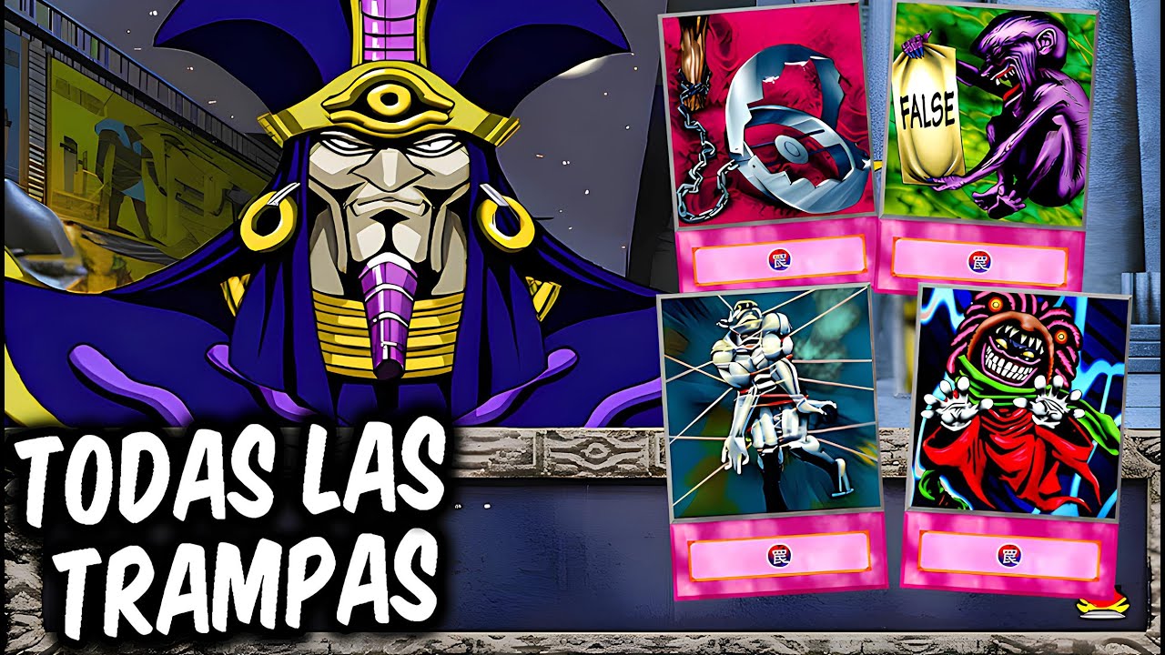 TODAS las CARTAS TRAMPA de Yugioh Forbidden Memories con EFECTO, CODIGO y ESTRELLAS