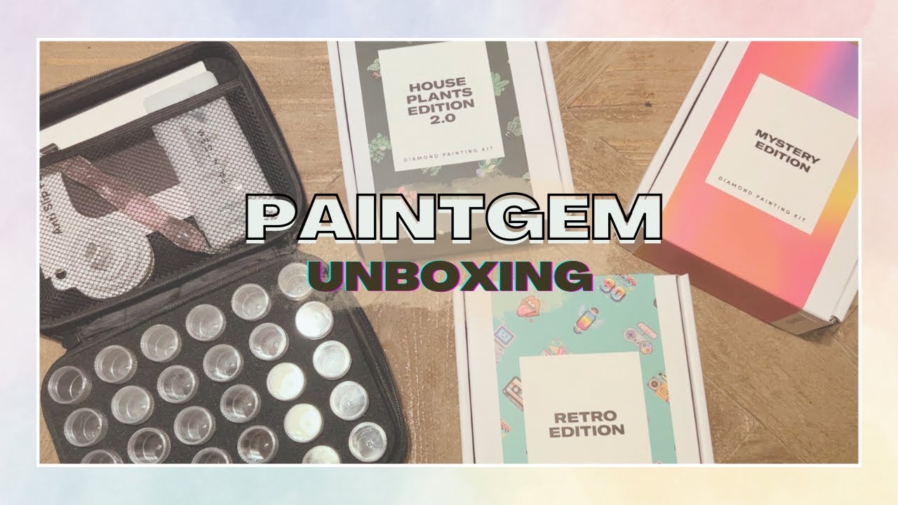 Unboxing: PaintGem NEW Releases - Retro & Houseplants 2.0, and so many accessories!
