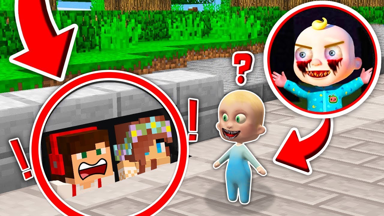 TAJNY SCHRON PRZED STRASZNYM DZIECKIEM PIOTRUSIEM W MIENCRAFT?! GPLAY & LUMI