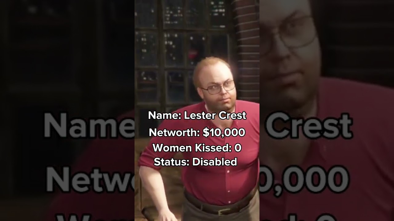 LESTER CRESTS TRANSFORMATION IN GTA 5