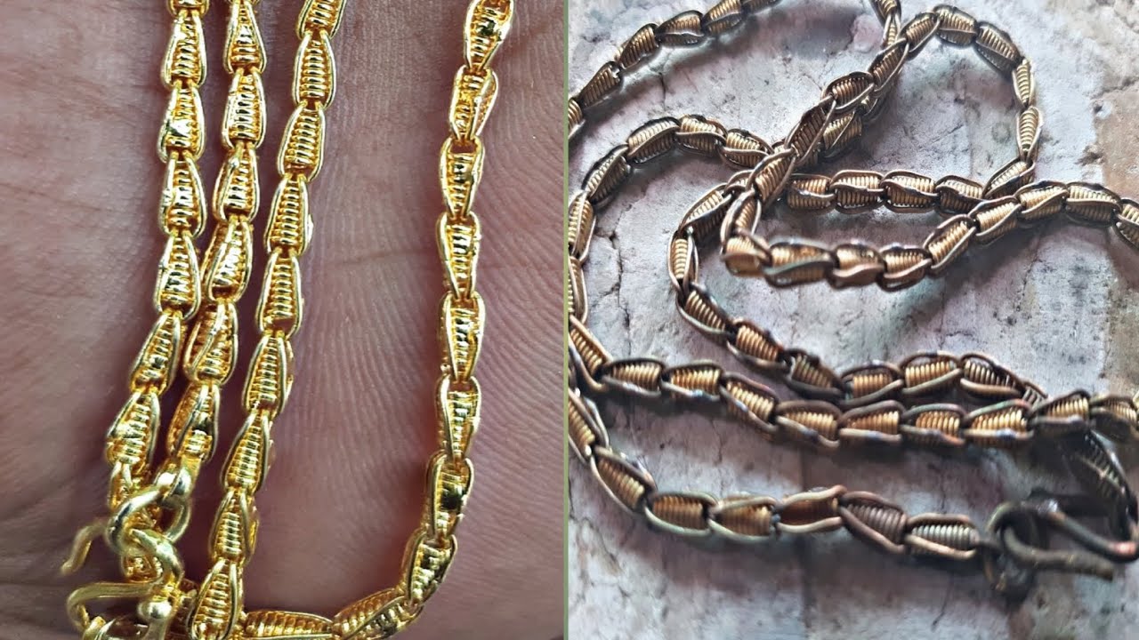 handmade spring chain handmade jewellery coper