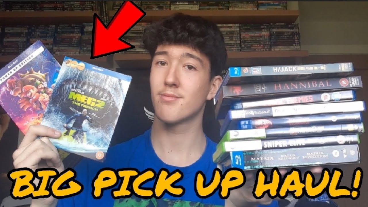 BIG PICK UP HAUL! (DVDs, Blu-Ray's & Video games)