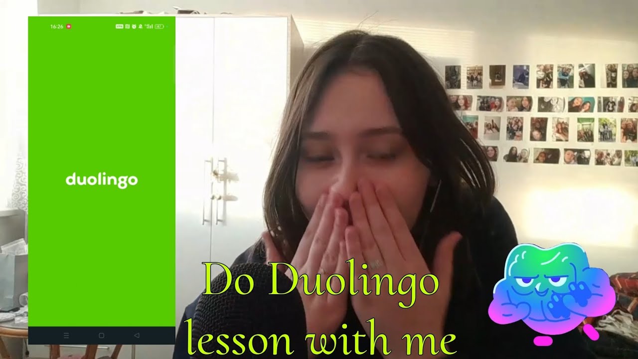 ASMR Duolingo German Lesson 🇩🇪(Don't forget to do your lesson😡)