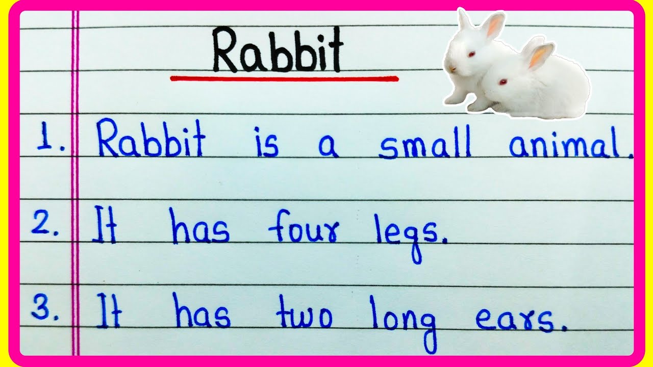 10 lines on Rabbit in English | Essay on Rabbit | Rabbit Essay in English 10 lines | About Rabbit