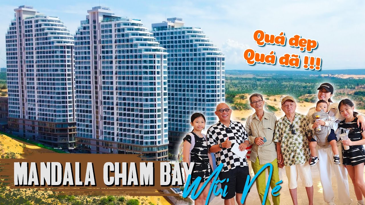 Cả nhà Tiger mê tít Mandala Cham Bay Mũi Né với view sống ảo hiếm có vừa biển xanh vừa đồi cát đỏ !