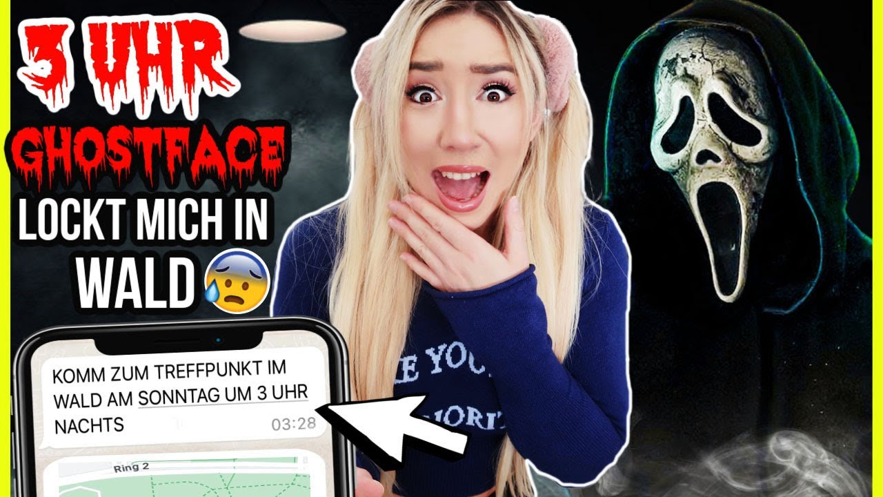 GHOSTFACE aus Scream will mich 3 Uhr nachts in den gruseligen WALD locken (YouTube Play Button WEG)