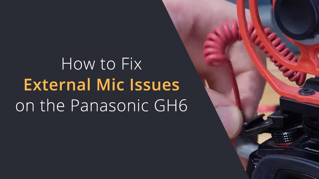 TRRS Cable Workaround for Panasonic Cameras | How to Fix No Sound Coming From an External Microphone