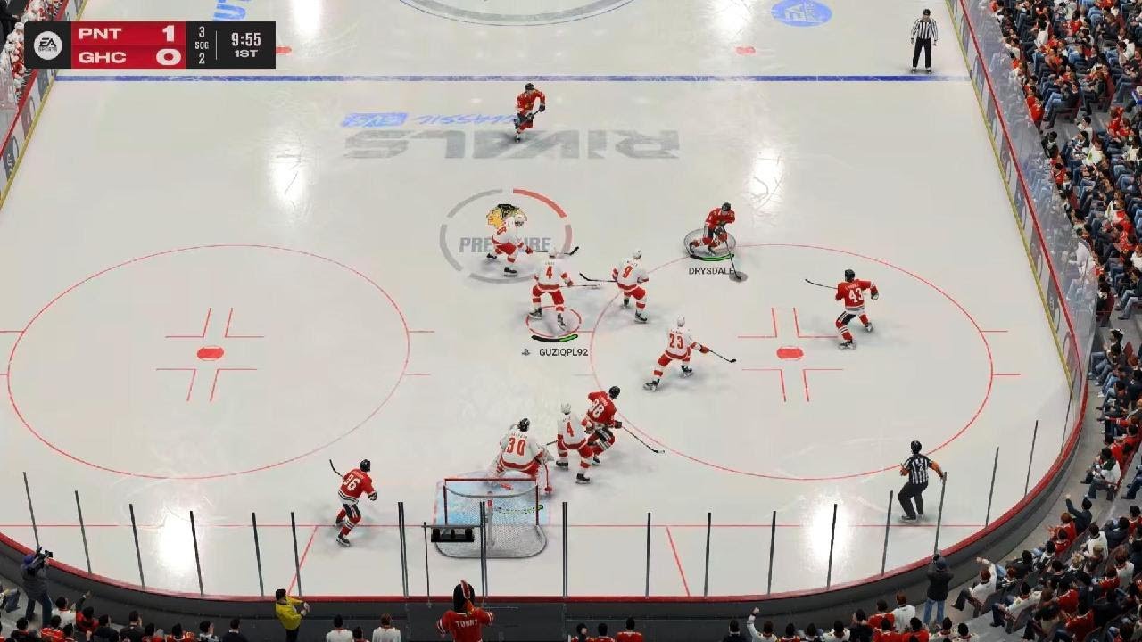 NHL 25 HUT goalie own goal