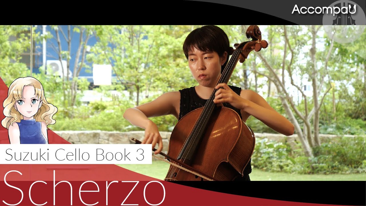 Scherzo | C.Webster | Suzuki Cello Book 3【Recital Version】