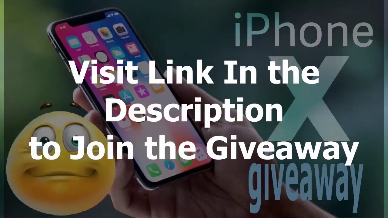 Free Apple iPhone X Free Giveaway - Apple iPhone X Giveaway 2018 Live Stream