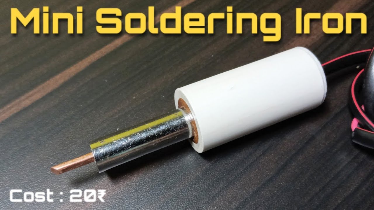 How To Make Mini Soldering Iron At Home | 12 Dc Soldering Iron | By - CreativeShivaji