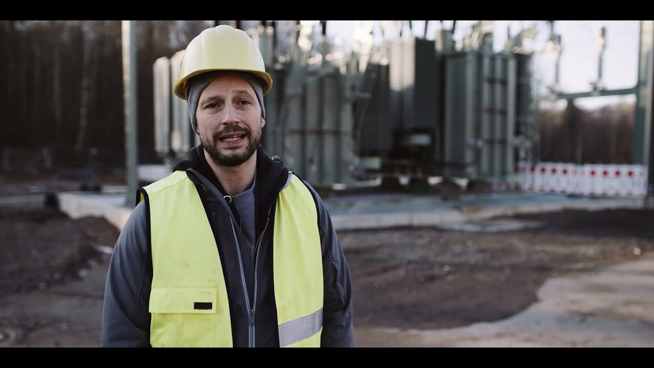 Trafo-Tausch im Umspannwerk am Kraftwerk Weiher