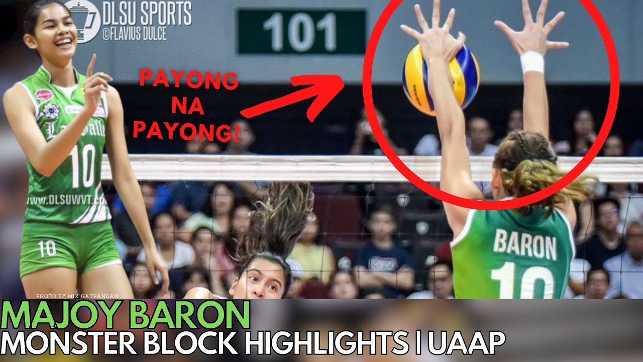 Monster Blocks by Majoy Baron in UAAP | Highlights | DLSU Lady Spikers