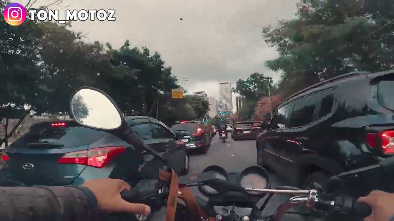 Do Grajaú a Taipas com Medo da Chuva | Trânsito na Marginal de Lei | Motovlog SP