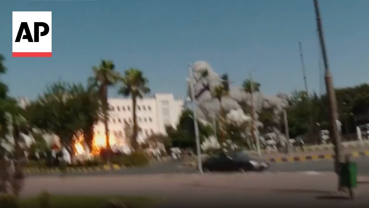 Video captures Israel strikes hitting Syria Defense Ministry HQ