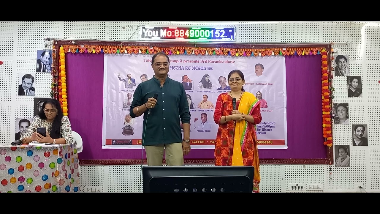 Agar aasman tak mere hath jaate  live performance by mehul gandhi and harini bhatt