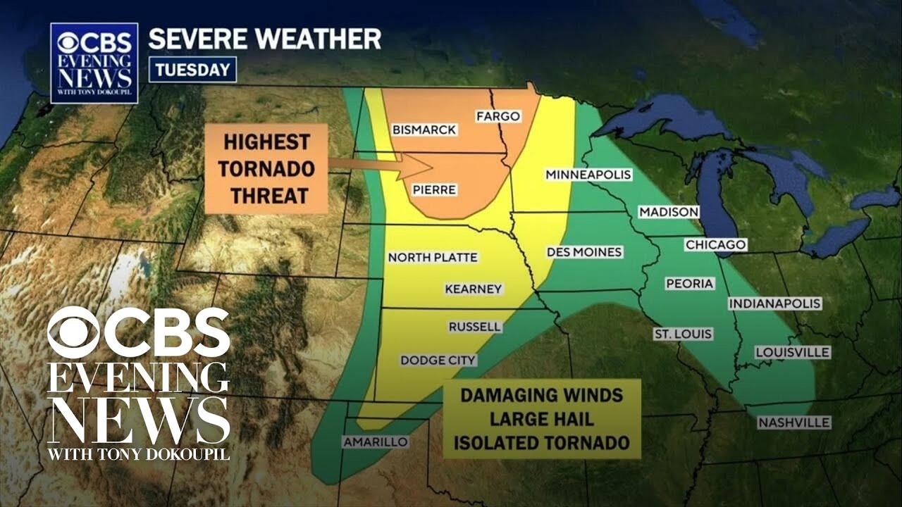 Millions in central U.S. facing severe weather threats after weekend of storms
