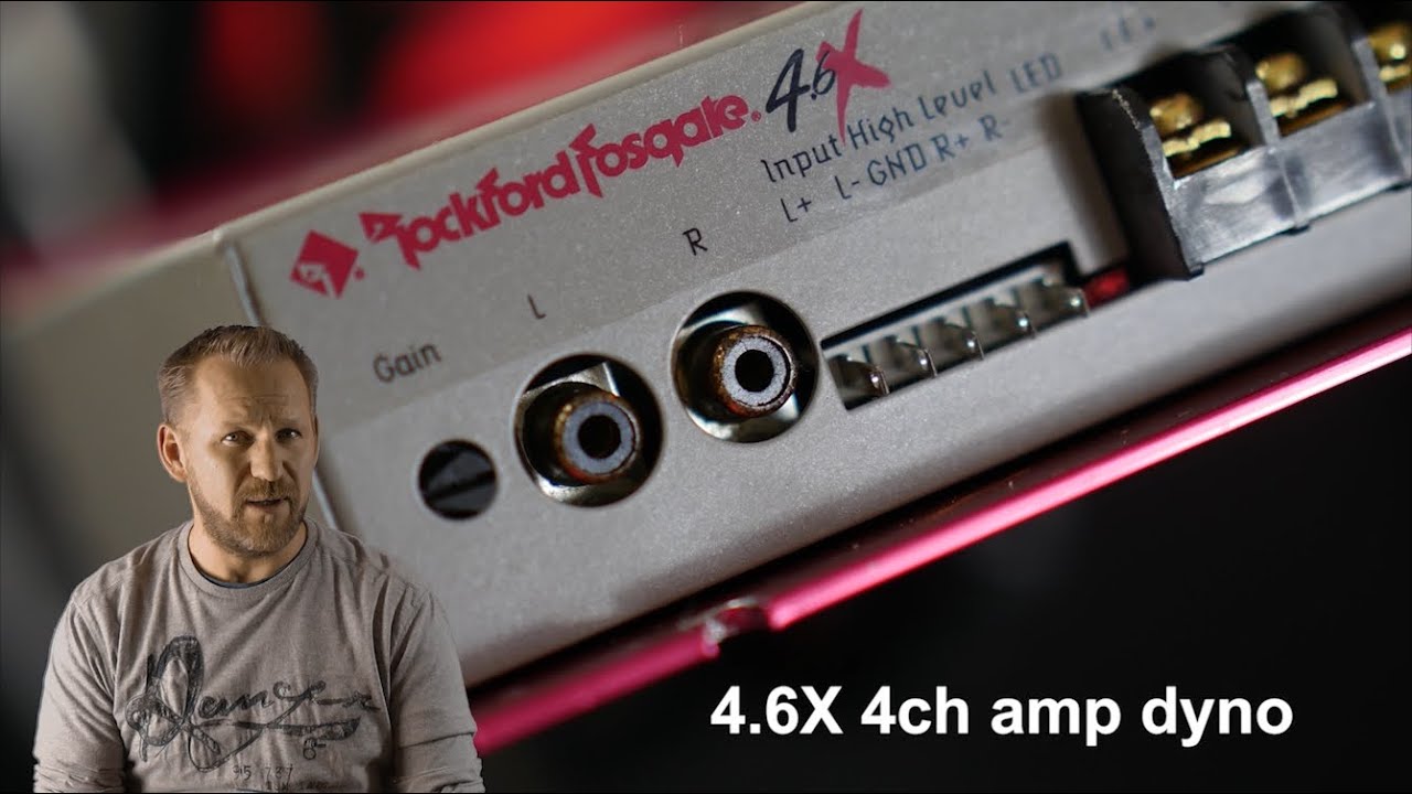 Rockford Fosgate old school 4ch 4.6X series amp dyno power test car audio amplifier - get 800a2 free