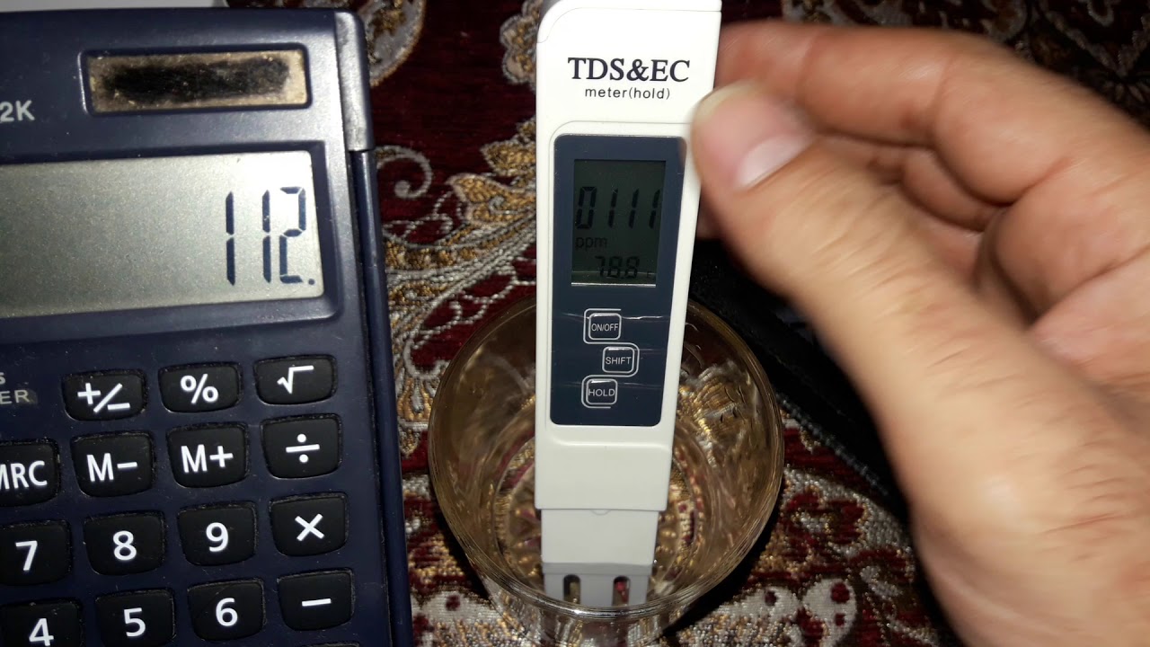 شرح عمل جهاز ال TDS.EC في الزراعة المائية
