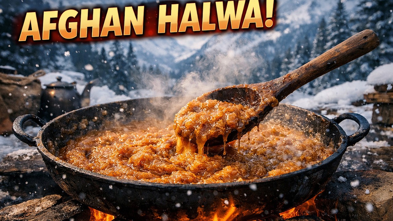 Surviving Harsh Winter in Afghanistan | Cooking After Heavy Snowfall