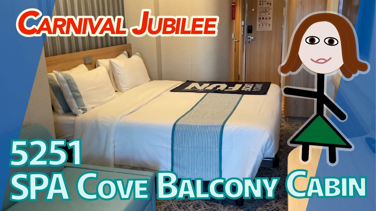 Spa Cabin Review and Tour - Carnival Jubilee Spa Cove Balcony